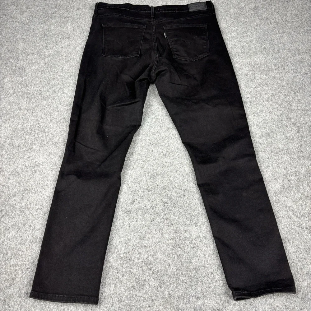 Levi's Jeans Women's Size 33 Slimming‎ Skinny (Fits 34x28) Black Skater Stretch